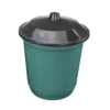 190-VD LIXEIRA COM TAMPA PRETA - 13,6 L