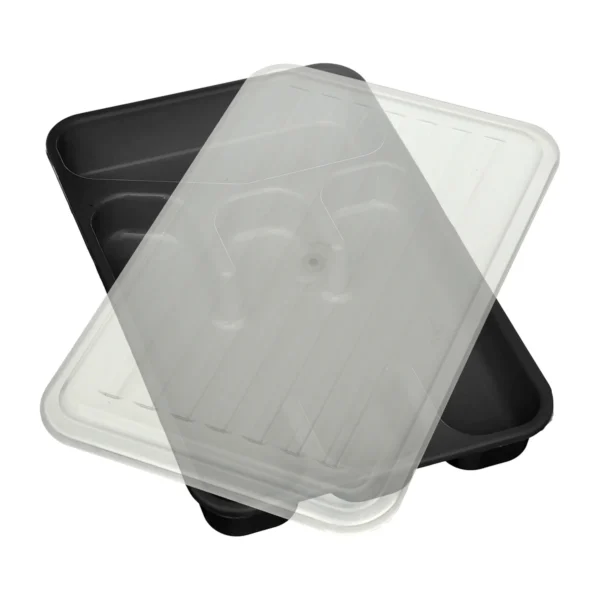 386 PORTA TALHER COM TAMPA TRANSPARENTE