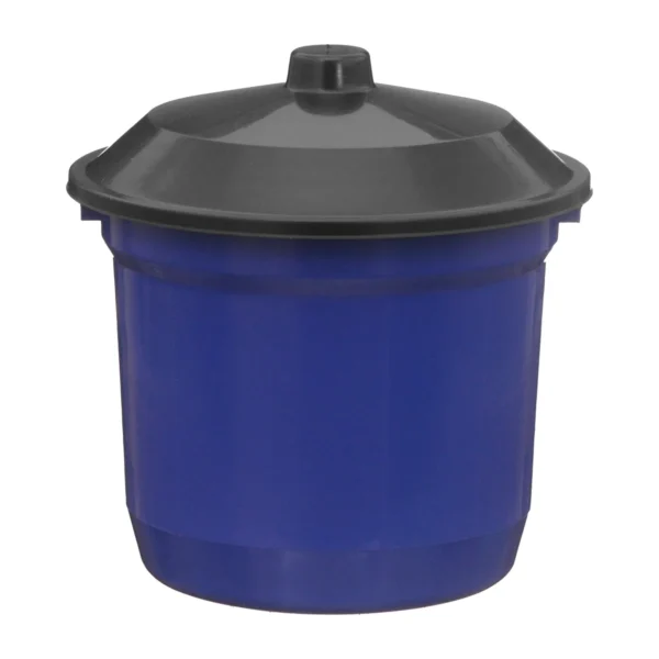 90 LIXEIRA COM TAMPA PRETA - 7,4 L