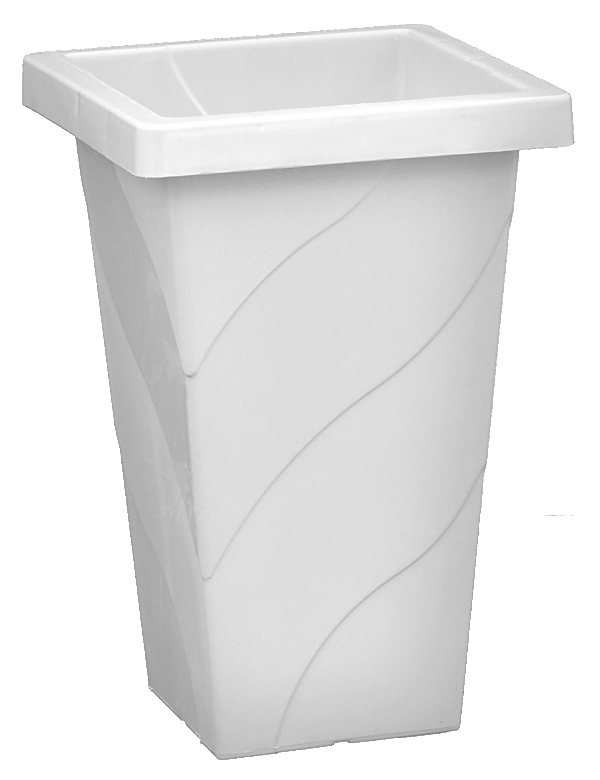 VASO QUADRADO COLUNA PEQUENO MARMORIZADO - 13 L