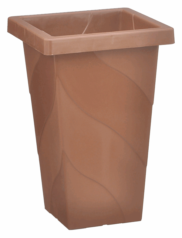 VASO QUADRADO COLUNA MÉDIO CERÂMICO - 19 L