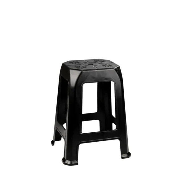 BANQUETA PLÁSTICA PARA BAR PRETA