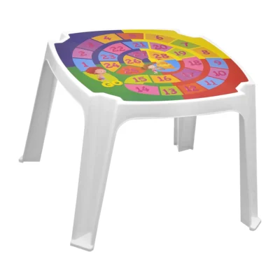1416 MESA INFANTIL BRANCO - LABEL JOGOS