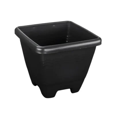 VASO QUADRADO GRANDE PRETO - 14,5 L
