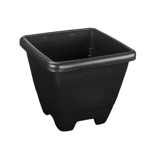VASO QUADRADO GRANDE PRETO - 14,5 L