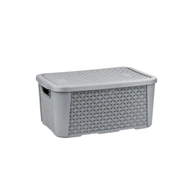 ORGANIZADOR RATTAN CINZA Nº 1