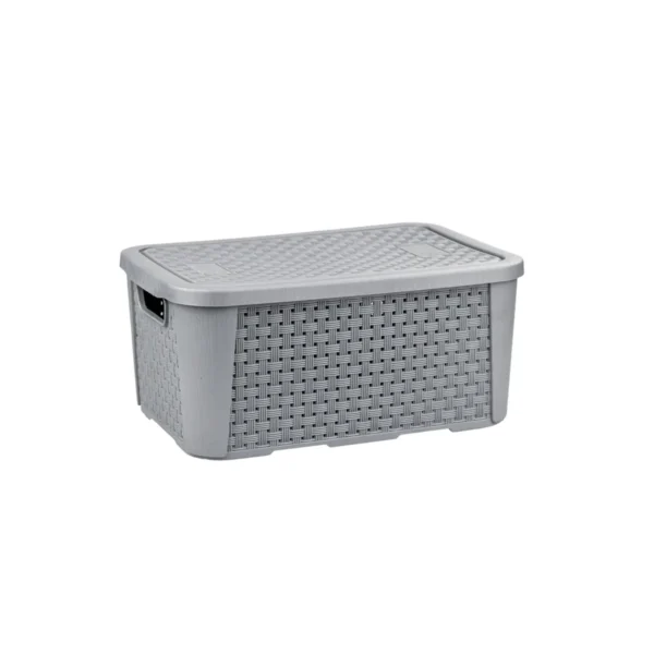 ORGANIZADOR RATTAN CINZA Nº 1