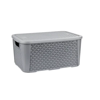ORGANIZADOR RATTAN CINZA Nº 2