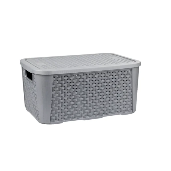 ORGANIZADOR RATTAN CINZA Nº 2