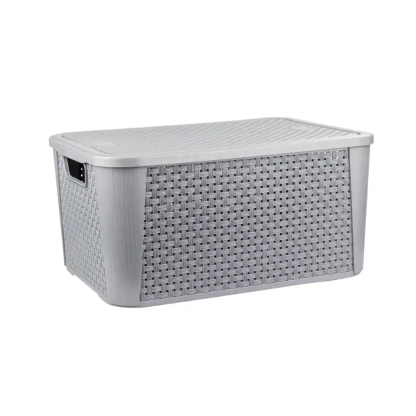 ORGANIZADOR RATTAN CINZA Nº 3