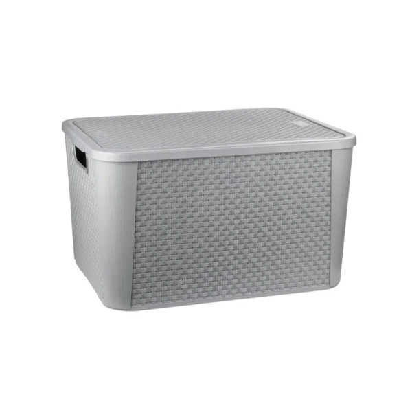 ORGANIZADOR RATTAN CINZA Nº 4