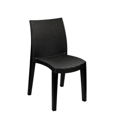 2156 CADEIRA RATTAN PRETA
