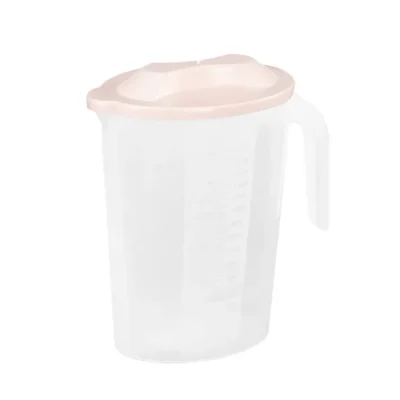 JARRA OVAL TRANSPARENTE COM TAMPA - 1,8 L