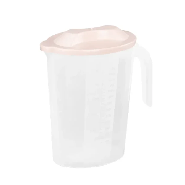 JARRA OVAL TRANSPARENTE COM TAMPA - 1,8 L