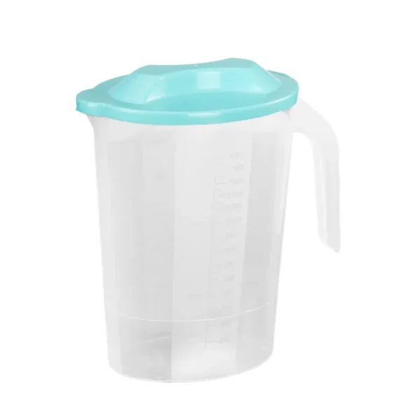 JARRA OVAL TRANSPARENTE COM TAMPA - 1,8 L