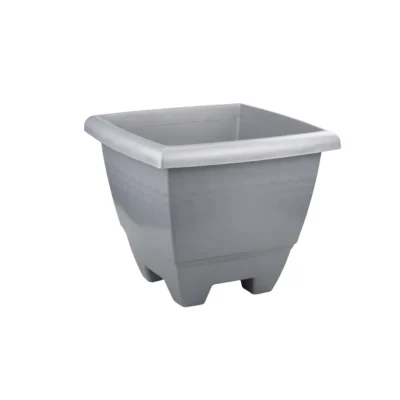 VASO QUADRADO GRANDE CINZA - 14,5L