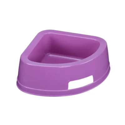 COMEDOURO TRIANGULAR PARA ANIMAIS SIMPLES Nº1