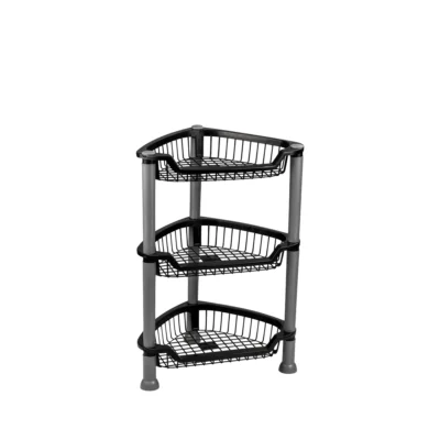 828 ORGANIZADOR MULTIUSO OITAVADO TRIPLO PRETO