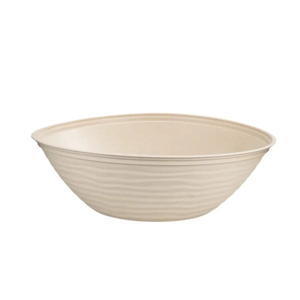 VASO REDONDO BACIA ONDULADO AREIA -  12L