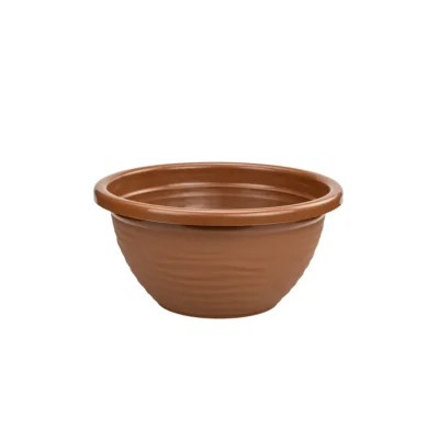 VASO REDONDO ONDULADO CERAMICO -  4,200ml