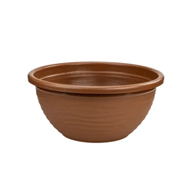 VASO REDONDO ONDULAO CERAMICO -  7,700ml