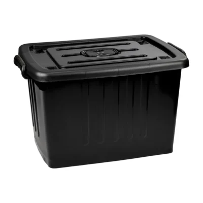 CONTAINER PLÁSTICO PRETO N° 6 - 77 L