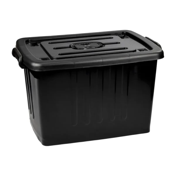 CONTAINER PLÁSTICO PRETO N° 6 - 77 L
